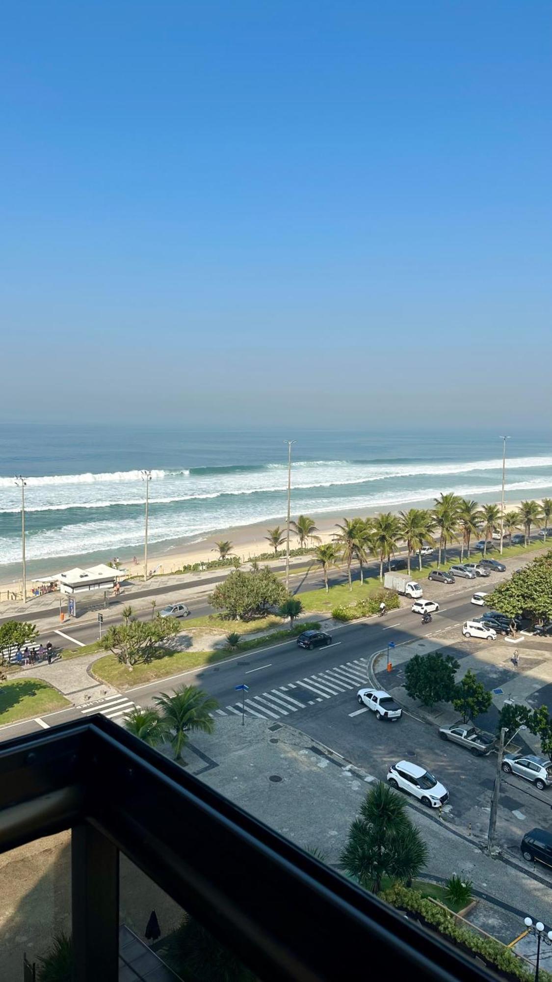 Lindo Apto No Melhor Lugar Da Barra Da Tijuca! Com Uma Vista De Tirar O Folego, Frente Para O Mar! Totalmente Equipado E Decorado Ao Lado Dos Melhores Hoteis E Quiosques Da Barra! Portaria 24H, Piscina, Sauna, Jacuzzi, Academia, Garagem, Wi-Fi, Lavan 里约热内卢 外观 照片
