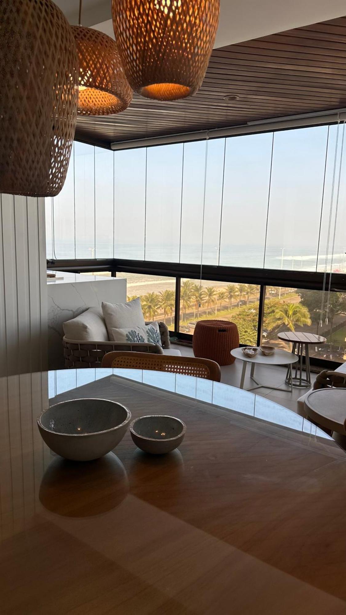 Lindo Apto No Melhor Lugar Da Barra Da Tijuca! Com Uma Vista De Tirar O Folego, Frente Para O Mar! Totalmente Equipado E Decorado Ao Lado Dos Melhores Hoteis E Quiosques Da Barra! Portaria 24H, Piscina, Sauna, Jacuzzi, Academia, Garagem, Wi-Fi, Lavan 里约热内卢 外观 照片
