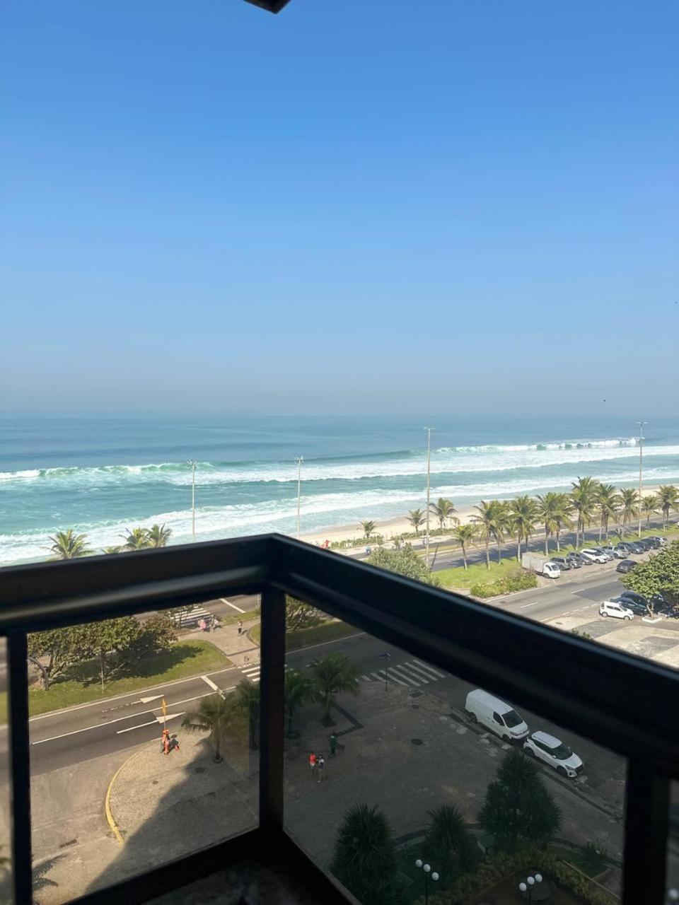 Lindo Apto No Melhor Lugar Da Barra Da Tijuca! Com Uma Vista De Tirar O Folego, Frente Para O Mar! Totalmente Equipado E Decorado Ao Lado Dos Melhores Hoteis E Quiosques Da Barra! Portaria 24H, Piscina, Sauna, Jacuzzi, Academia, Garagem, Wi-Fi, Lavan 里约热内卢 外观 照片