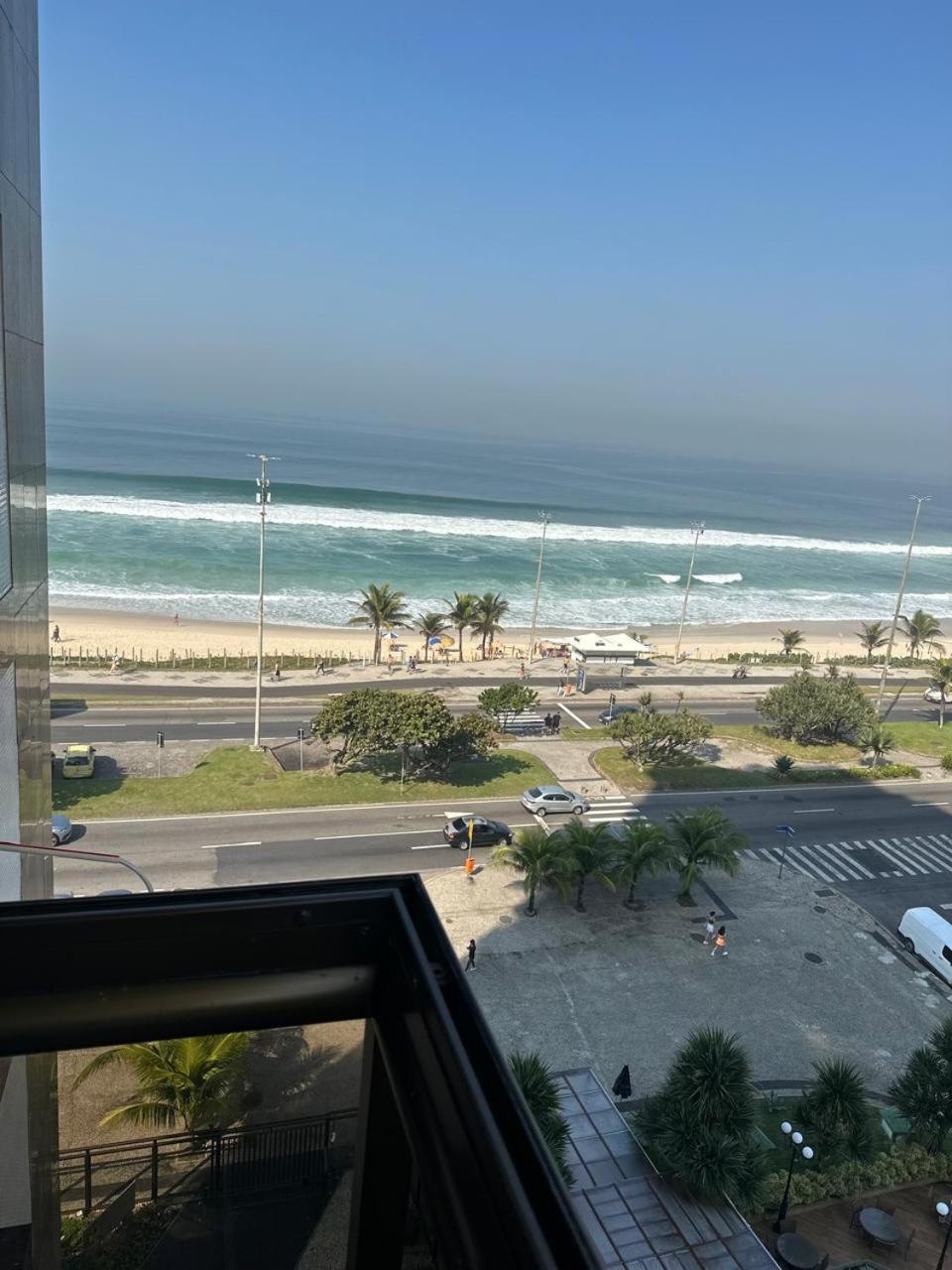 Lindo Apto No Melhor Lugar Da Barra Da Tijuca! Com Uma Vista De Tirar O Folego, Frente Para O Mar! Totalmente Equipado E Decorado Ao Lado Dos Melhores Hoteis E Quiosques Da Barra! Portaria 24H, Piscina, Sauna, Jacuzzi, Academia, Garagem, Wi-Fi, Lavan 里约热内卢 外观 照片